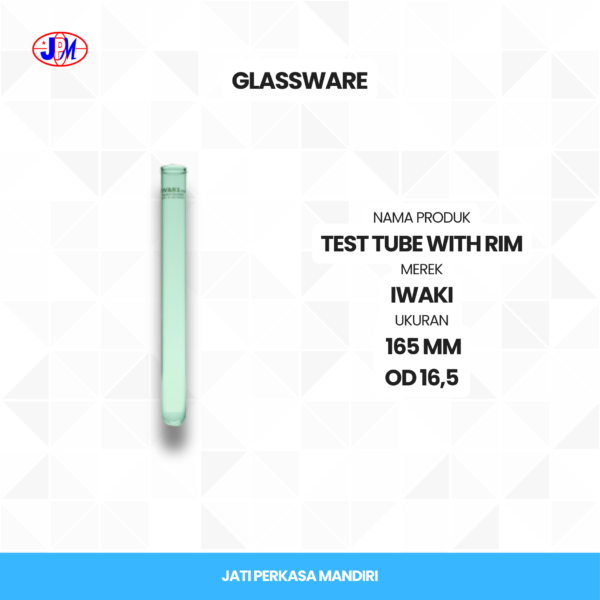  Iwaki - Test Tube With Rim  - Gambar 5