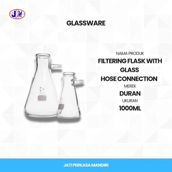  Duran - Filtering Flask with Glass Hose Connection  - Gambar 2