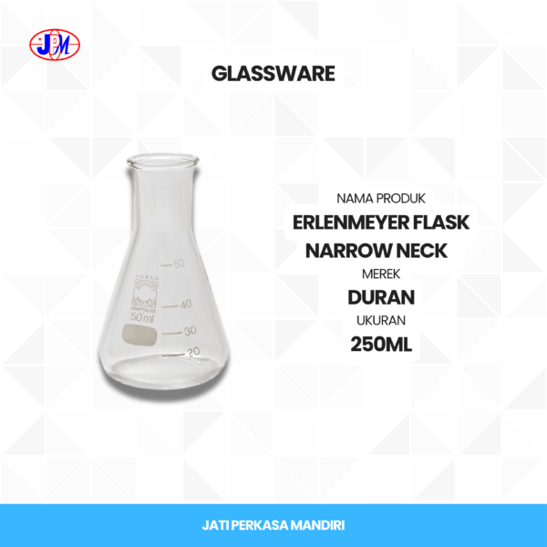  Duran - Erlenmeyer Flask Narrow Neck  - Gambar 3