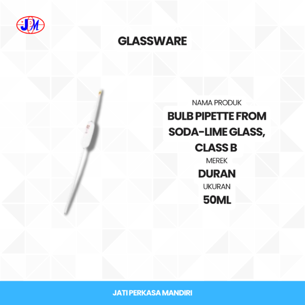  Duran - Bulb Pipette from Soda-lime Glass, Class B  - Gambar 2