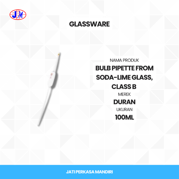  Duran - Bulb Pipette from Soda-lime Glass, Class B  - Gambar 3