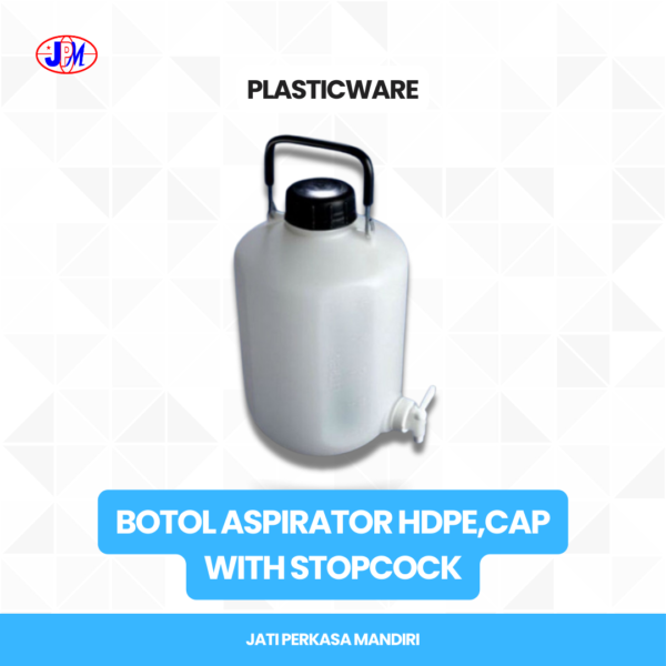   
Azlon - Botol Aspirator HDPE, CAP With Stopcock 25 L 