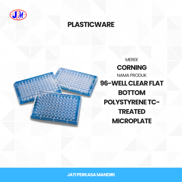  Corning - 96-well Clear Flat Bottom Polystyrene TC-treated Microplate  - Gambar 2