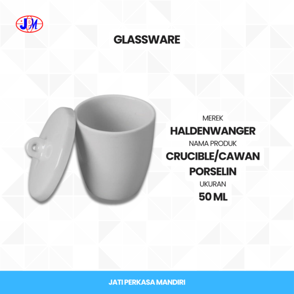  Haldenwanger - Crucible/Cawan Porselin 50 ml  - Gambar 2