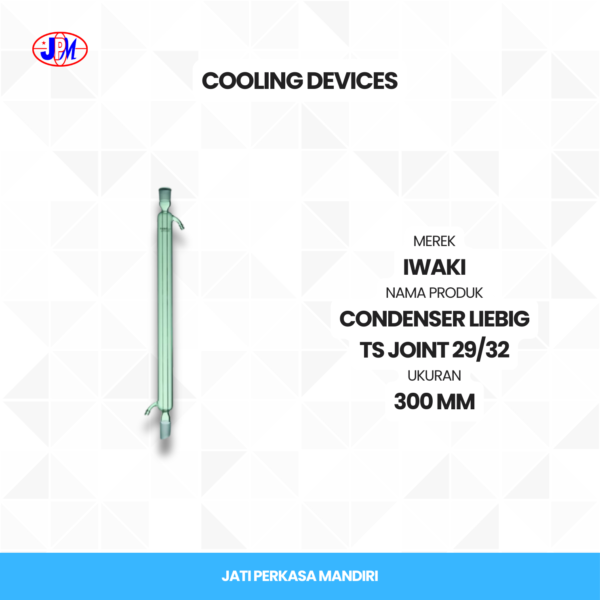  IWAKI - Condenser Liebig TS Joint 29/32 300mm  - Gambar 2