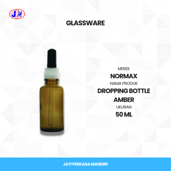  Normax - Dropping Bottle Amber 50 ml  - Gambar 2