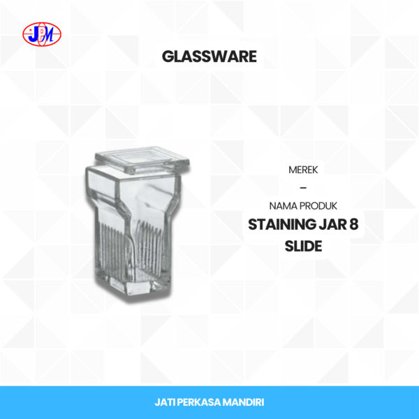  Staining Jar 8 Slide  - Gambar 2