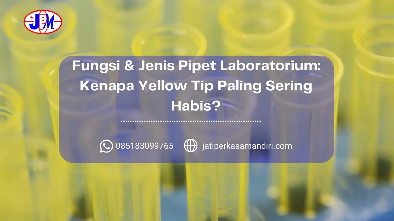 Fungsi & Jenis Pipet Laboratorium Kenapa Yellow Tip Paling Sering Habis