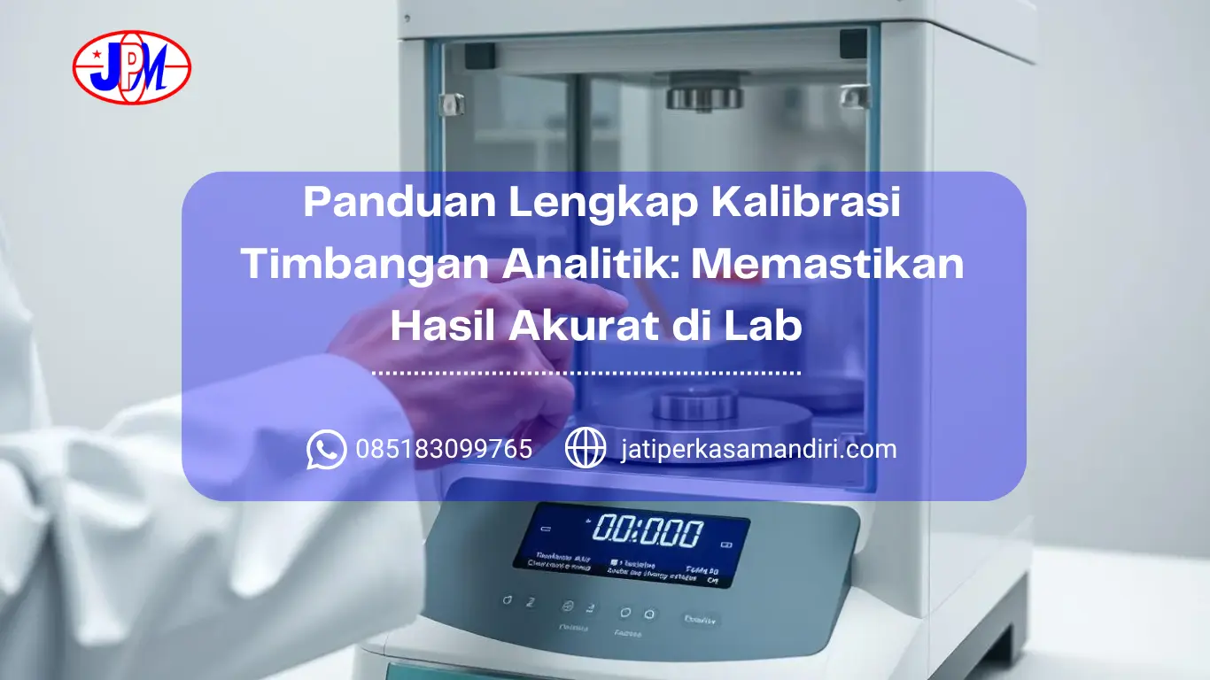Panduan Lengkap Kalibrasi Timbangan Analitik Memastikan Hasil Akurat di Lab Farmasi dan Makanan