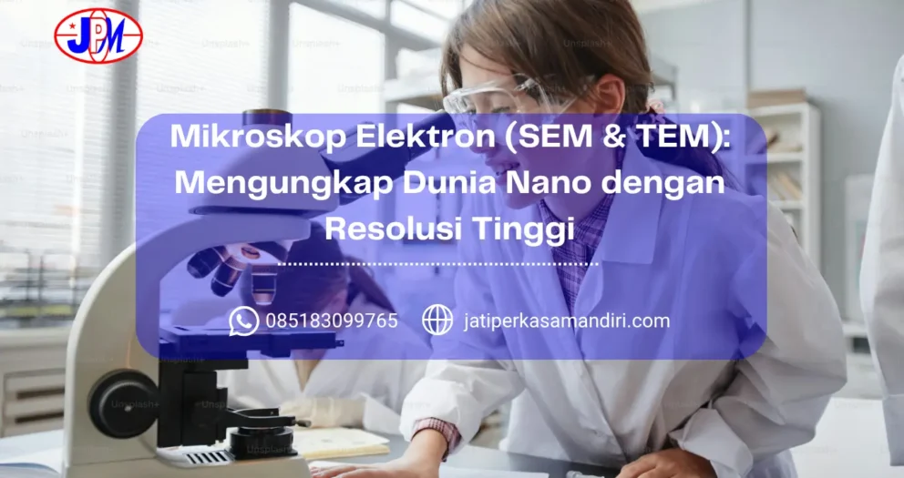 Mikroskop Elektron (SEM & TEM) Mengungkap Dunia Nano dengan Resolusi Tinggi