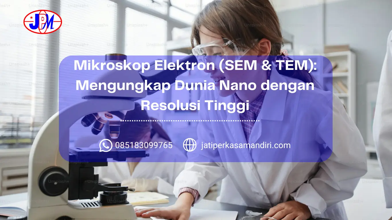 Mikroskop Elektron (SEM & TEM) Mengungkap Dunia Nano dengan Resolusi Tinggi